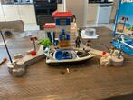 Playmobil Politieboot met Haven - Complete Set, Ophalen of Verzenden, Gebruikt, Complete set