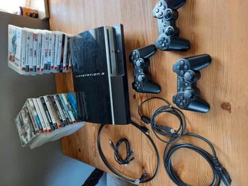 PlayStation 3 met spellen. beschikbaar voor biedingen