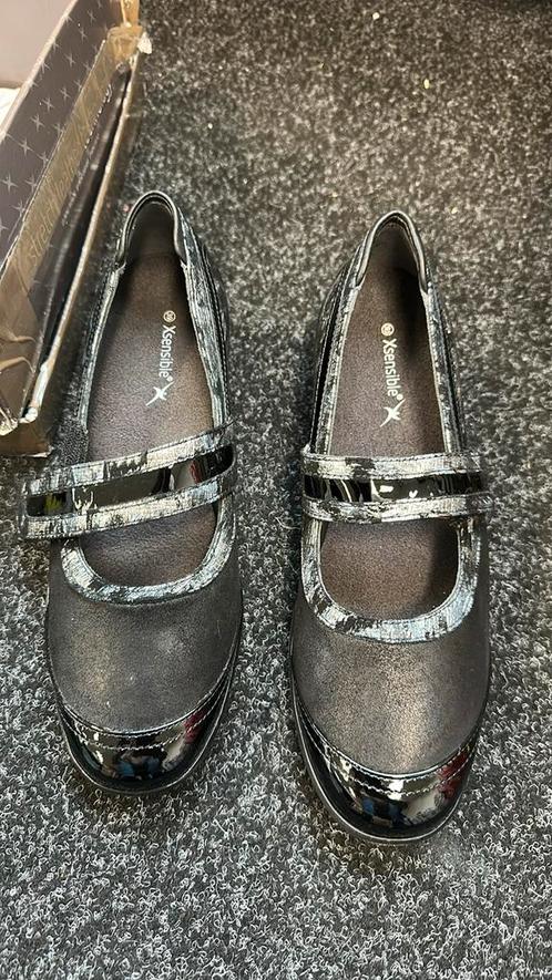 7) warte leren instappers van Xsensible maat 39,5 ,, Kleding | Dames, Schoenen, Nieuw, Espadrilles of Moccasins, Zwart, Ophalen of Verzenden