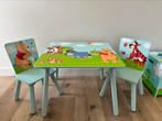 Tafeltje met twee stoelen - Winnie the Pooh, Kinderen en Baby's, Kinderkamer | Tafels en Stoelen, Ophalen, Gebruikt