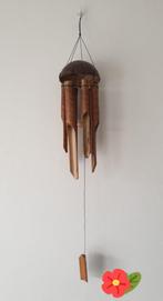Windgong, hout, bamboe, windspel, Ophalen of Verzenden, Nieuw
