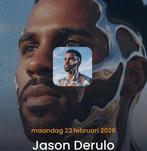2 tickets Jason Derulo 23-2-2026 Ziggodome, Twee personen, Februari