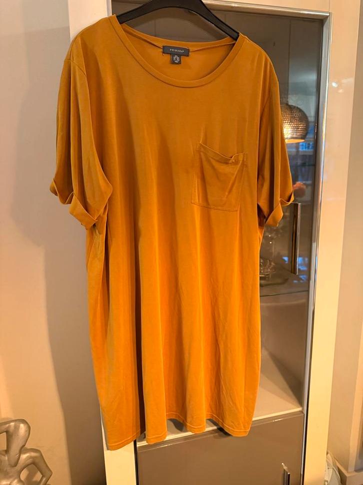 Primark Gele T-shirt Maat 50/52, Kleding | Dames, Grote Maten, Zo goed als nieuw, Shirt of Top, Geel, Ophalen of Verzenden