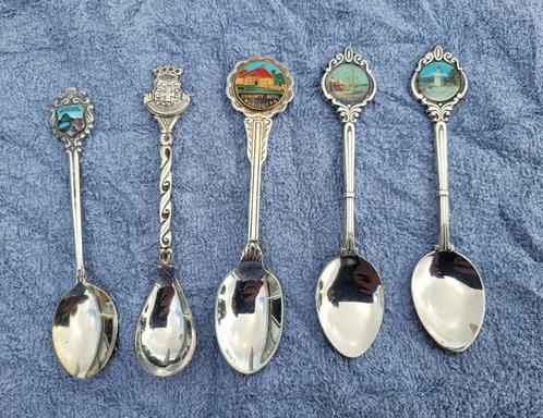 Souvenir lepeltjes Australië, Nieuw-Zeeland e.a., Verzamelen, Porselein, Kristal en Bestek, Zo goed als nieuw, Bestek, Metaal