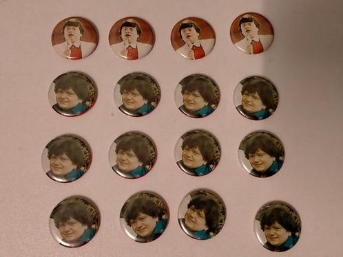 Andre Hazes zanger volkszanger vintage logo artiest buttons, Verzamelen, Muziek, Artiesten en Beroemdheden, Gebruikt, Ophalen of Verzenden