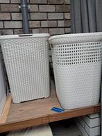 2 wasmanden wit, Ophalen, Gebruikt, Wit