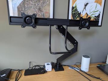 Neomounts DS75-450BL2  Monitorarm 2x 17-32" met gasveer beschikbaar voor biedingen