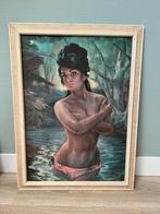 J H Lynch Water Nymph Tina zigeunerin vrouw schilderij prent, Antiek en Kunst, Kunst | Schilderijen | Klassiek, Ophalen of Verzenden