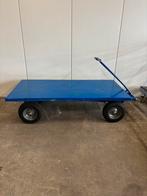 Handtrekwagen 200x100cm / transportwagen / transportkar, Doe-het-zelf en Verbouw, Ophalen, Gebruikt, Transportkar, .