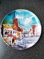Borden met aquarel van de Hof Amersfoort, Ophalen, Gebruikt, Bord(en), Overige stijlen