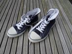 Blauwe hoge gympen, maat 39. First edition.  1 x gedragen, Blauw, Nieuw, Ophalen of Verzenden, Sneakers of Gympen