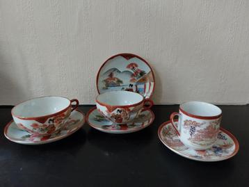 Chinese kop en schotels porcelein beschikbaar voor biedingen