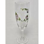# vintage champagne glazen met bloemen en blaadjes, Ophalen of Verzenden, Gebruikt, Overige typen