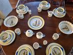 Henriot Quimper Servies - 37 Delig Frans Boerenbont, Antiek en Kunst, Antiek | Servies compleet, Ophalen
