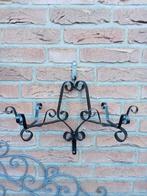Wanddecoratie voor Bloemen - Smeedijzer, Huis en Inrichting, Woonaccessoires | Kandelaars en Kaarsen, Gebruikt, 25 tot 50 cm, Zwart