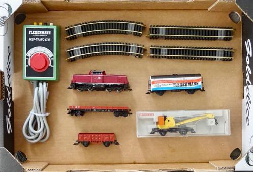 Fraaie Fleischmann startset, Hobby en Vrije tijd, Modeltreinen | H0, Zo goed als nieuw, Treinset, Gelijkstroom, Fleischmann, Analoog