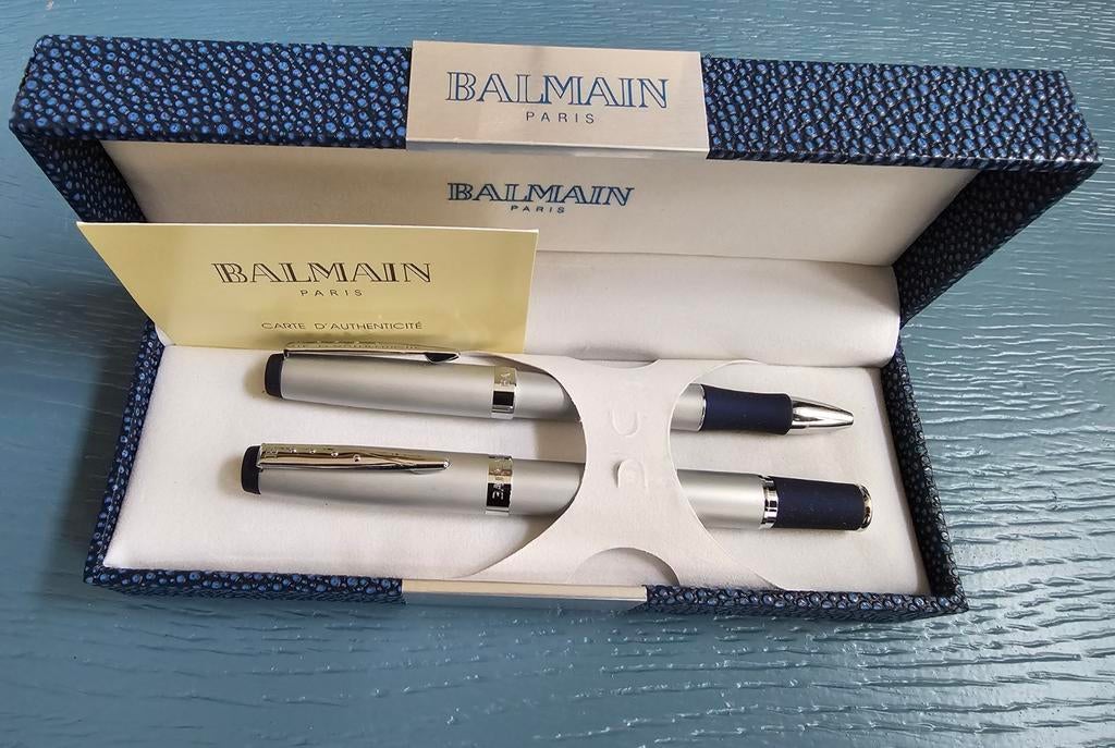 Balmain Paris Pennenset, Verzamelen, Pennenverzamelingen, Overige typen, Ophalen of Verzenden