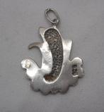 Zilveren vintage hanger dolfijn nr.1727, Verzenden, Zo goed als nieuw, Zilver, Dier