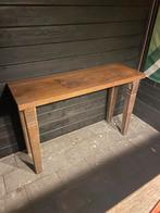 Houten bijzettafel 120x40x80, Tuin en Terras, Tuintafels, Ophalen, Gebruikt, Rechthoekig, Hout