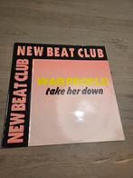 New Beat Club - War People - Take Her Down 12 inch, Cd's en Dvd's, Ophalen of Verzenden, 1980 tot 2000, Zo goed als nieuw, 12 inch
