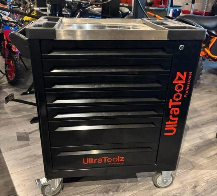 Nieuw Ultratoolz Gereedschapswagen 419 Delig Zwart Gevuld, Auto diversen, Autogereedschap, Nieuw, Ophalen of Verzenden