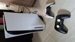 Playstation 5 - Disc - 825GB + 2 controllers, Ophalen of Verzenden, Zo goed als nieuw