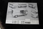 Ford brochure Fk 1000 1250 1958, Ophalen of Verzenden, Gelezen, Ford
