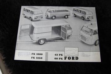 Ford brochure Fk 1000 1250 1958 beschikbaar voor biedingen