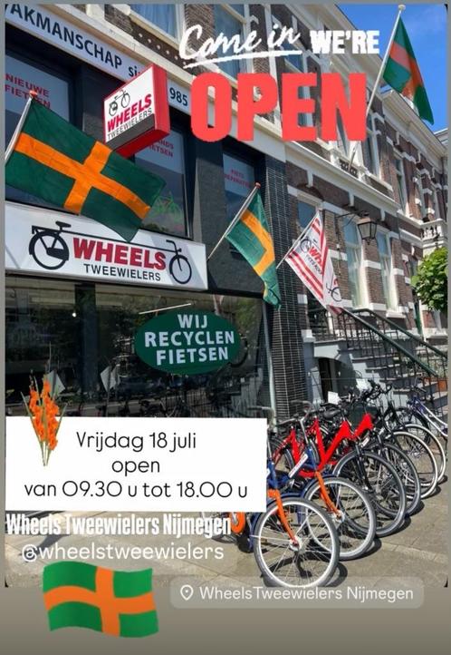 Herenfietsen, 2dehands GROTE voorraad bij Wheels in Nijmegen, Fietsen en Brommers, Fietsen | Heren | Sportfietsen en Toerfietsen