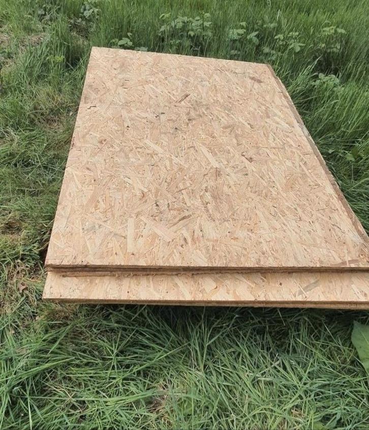 OSB Platen - 1750 mm x 1250 x 12 mm, Doe-het-zelf en Verbouw, Platen en Panelen, Zo goed als nieuw, Overige materialen, Minder dan 20 mm