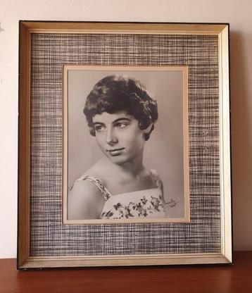 Vintage fifties rockabilly lijst fotolijst 46,5 x 40,5 x 2,5 beschikbaar voor biedingen