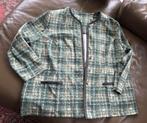 Colbert - maat 54 - groen/geel, Kleding | Dames, Ophalen of Verzenden, Zo goed als nieuw, Maat 46/48 (XL) of groter, Groen