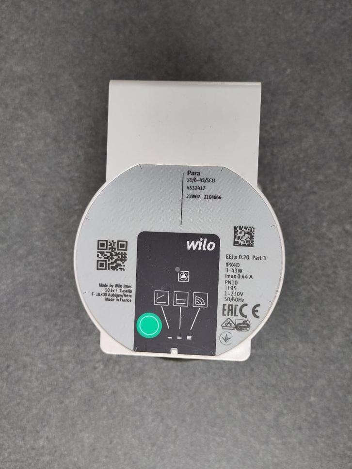 Gebruikte energiezuinige wilo pomp, Doe-het-zelf en Verbouw, Verwarming en Radiatoren, Gebruikt, Overige typen, Minder dan 200 watt
