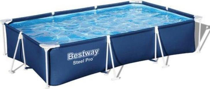 Bestway steel pro Zwembad 3x2,01x0,66meter, Tuin en Terras, Zwembaden, Minder dan 80 cm, 200 tot 400 cm, Rechthoekig, Ophalen