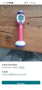 V tech karaoke microfoon, Kinderen en Baby's, Speelgoed | Vtech, Ophalen of Verzenden, Gebruikt