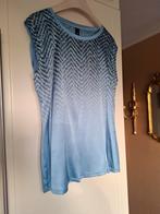 Prachtige zijden blouse - Maat 38/40, Kleding | Dames, Maat 38/40 (M), Marc Cain, Blauw, Ophalen of Verzenden