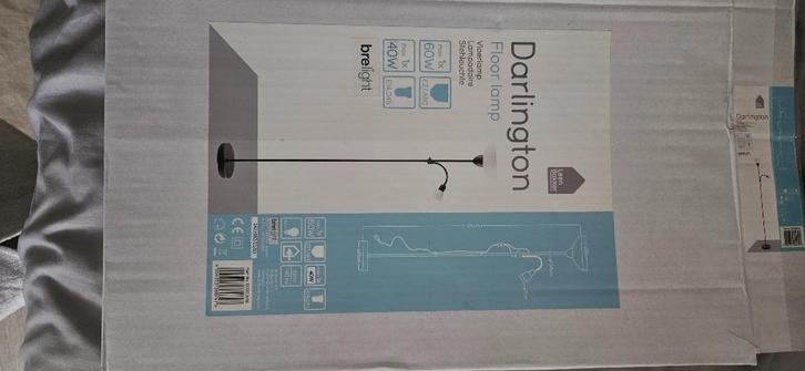 Vloerlamp Leenbakker, Huis en Inrichting, Lampen | Vloerlampen, Zo goed als nieuw, 150 tot 200 cm, Metaal, Ophalen of Verzenden