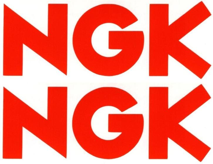 NGK sticker set #8, Motoren, Accessoires | Stickers, Ophalen of Verzenden