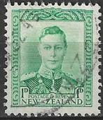 Nieuw Zeeland 1915/1921 - Yvert 238A - George VI (ST), Postzegels en Munten, Postzegels | Oceanië, Ophalen, Gestempeld