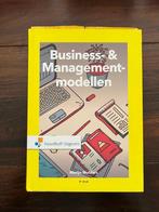 Business- & Managementmodellen, Ophalen of Verzenden, Zo goed als nieuw, Noordhoff Uitgevers, HBO