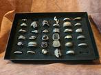 Collectie van 33 Zilveren Ringen, 18 tot 19, Gebruikt, Ophalen of Verzenden, Dame of Heer