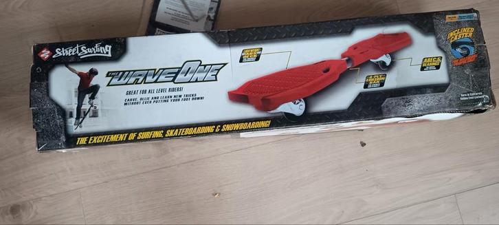 Street Surfing The Wave One Waveboard - Zo goed als nieuw!, Sport en Fitness, Skateboarden, Zo goed als nieuw, Waveboard, Longboard