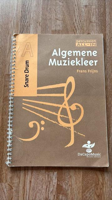 drumboek  'Algemene Muziekleer / Snare drum A' + cd beschikbaar voor biedingen