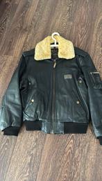 Nickelson leer jas, Kleding | Heren, Maat 48/50 (M), Zwart, Nickelson, Ophalen of Verzenden