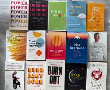 25 boeken - partij boeken (zelfhulp, esoterie, burn-out) beschikbaar voor biedingen