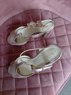 Chique (leren) sandalen met hoge hak maat 37, Overige kleuren, Nieuw, Ophalen of Verzenden, Schoenen met hoge hakken