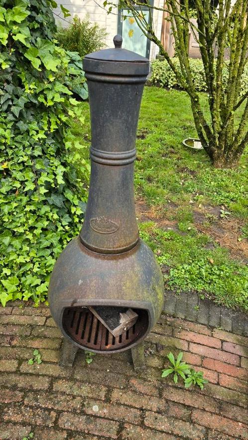 Tuin- potkachel Fancy Flames, Tuin en Terras, Tuinhaarden, Gebruikt, Ophalen