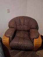 Fauteuil met riet, Ophalen, Gebruikt, 75 tot 100 cm