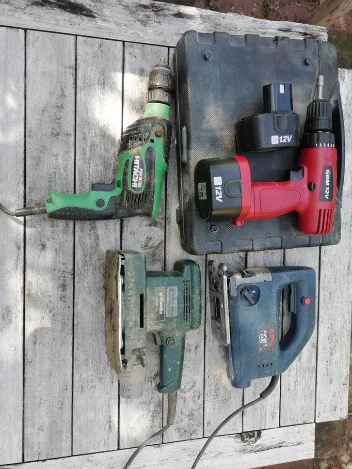 Gereedschap oud, Doe-het-zelf en Verbouw, Gereedschap | Boormachines, Gebruikt, Boormachine, Ophalen