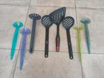 Tupperware slatang, slacouvert, schuimspaan, stamper/opschep, Ophalen of Verzenden, Zo goed als nieuw, Groen, Overige typen
